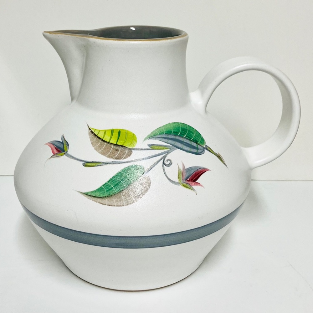 Rare Vintage Denby “Spring” Stoneware Pottery Jug Pitcher